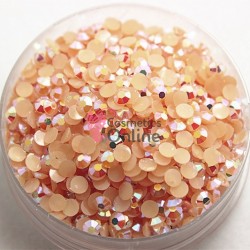 Strasuri pentru decor 3D Piersica cu Reflexii de 2mm, set 600 de bucati Cod SR028